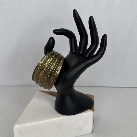 Antique-Style Bronze Cuff Bracelet Lot C1 - Picture 1 of 7